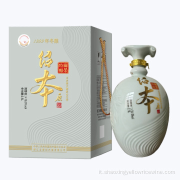 1999 Shaoxing Yellow Rice Wine nel pacchetto regalo